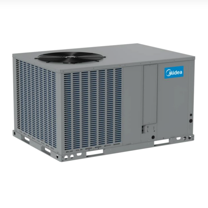 Midea 2.5 Ton Heat Pump Side Discharge Packaged Unit - R454B - MRC-30HWN10-M134G