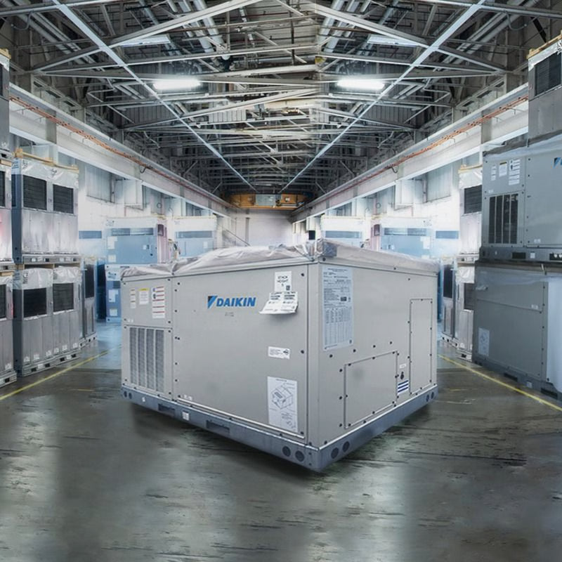 Daikin 5 Ton Heat Pump Packaged Unit - R32 3-phase